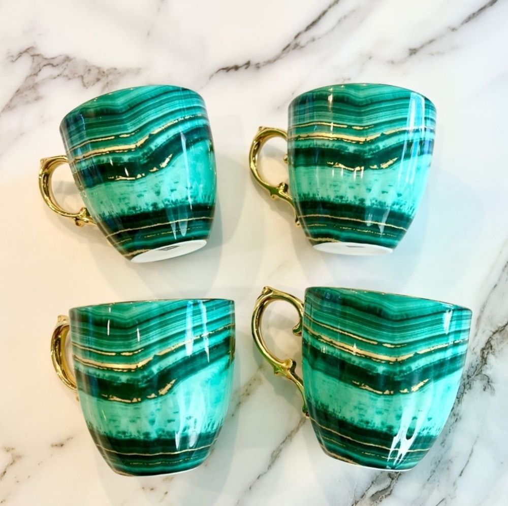 T2 Tea fine bone china set of 4 tea mugs